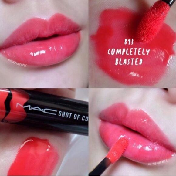 MAC Shot of Colour Lip Oil in 893 Completel Blasted. Full Size. New. - Picture 4 of 7